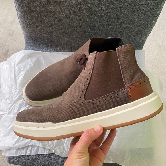 STACY ADAMS Men's Brown Suede Sneaker Shoes - Picture 2 of 7